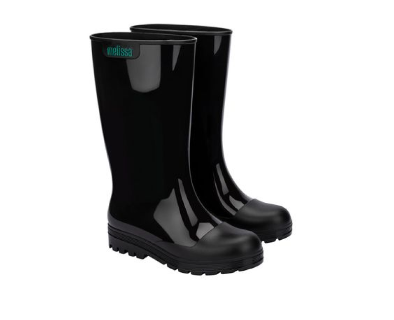 Black Plastic Gumboots